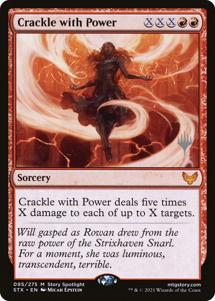 Crackle with Power (95p) - Strixhaven: School of Mages Promos