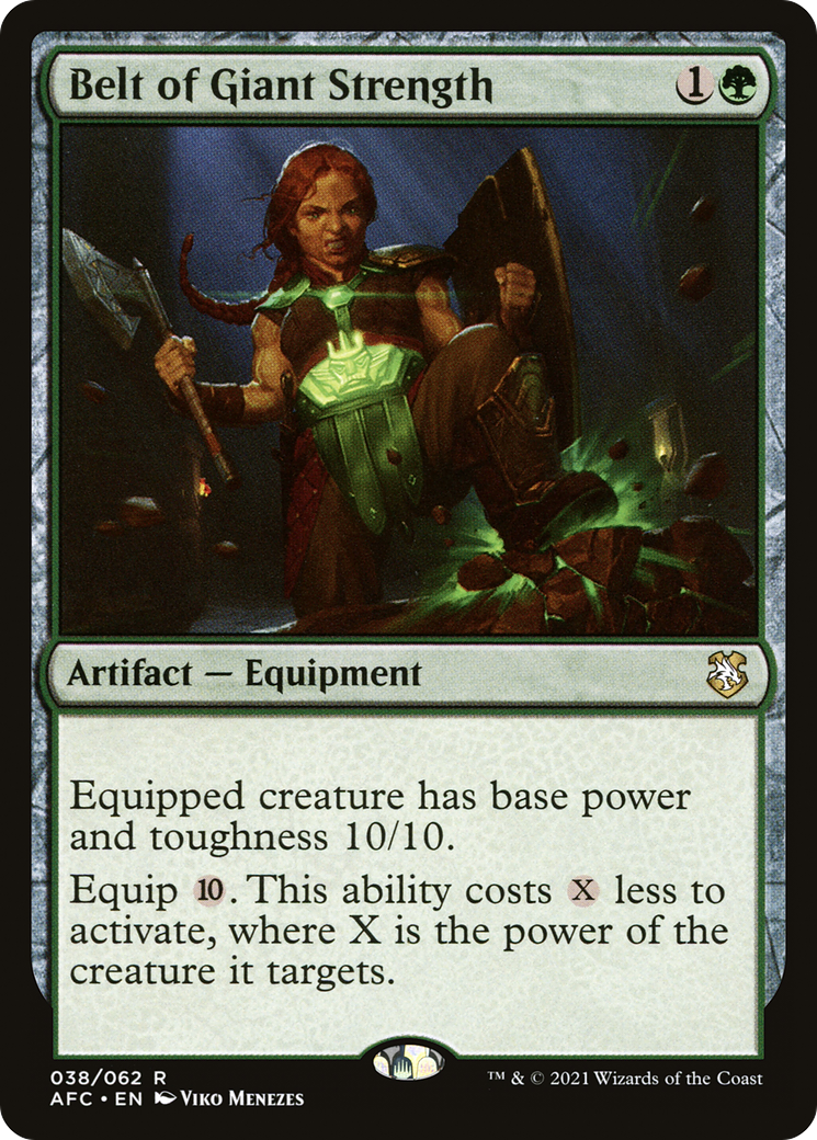 Belt of Giant Strength (038) - Forgotten Realms Commander