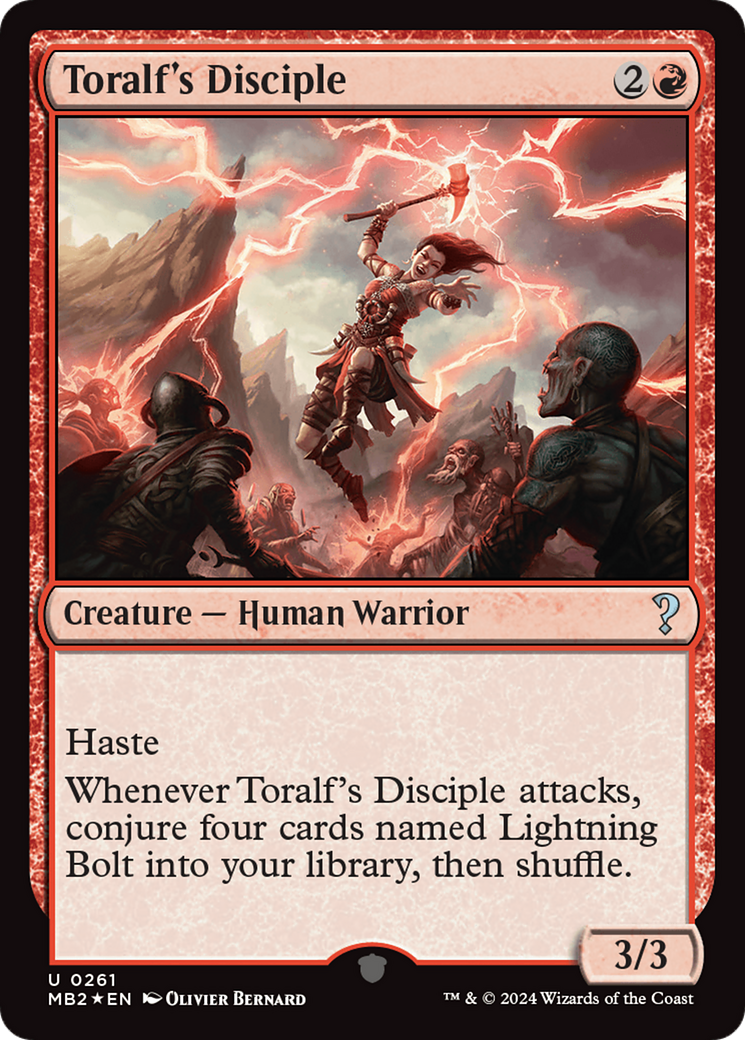 Toralf's Disciple (261) Foil - Mystery Booster 2