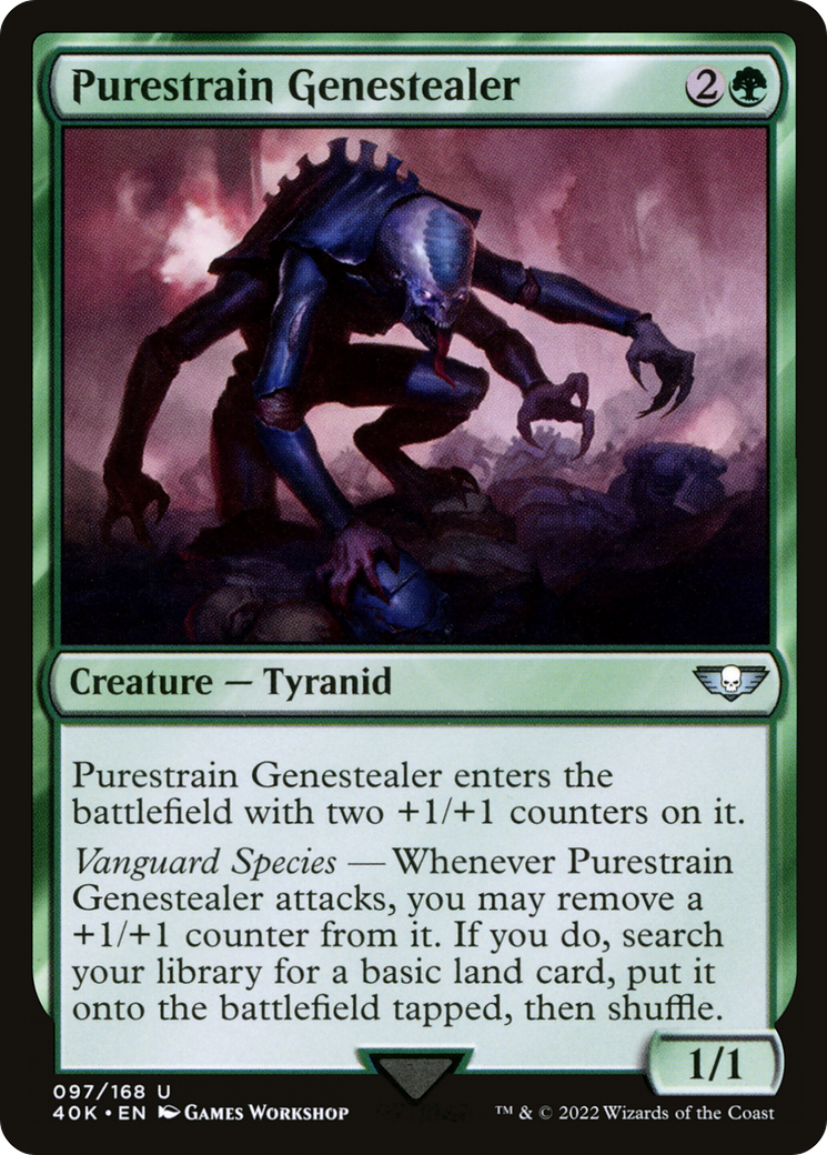 Purestrain Genestealer (097) - Warhammer 40,000 Commander