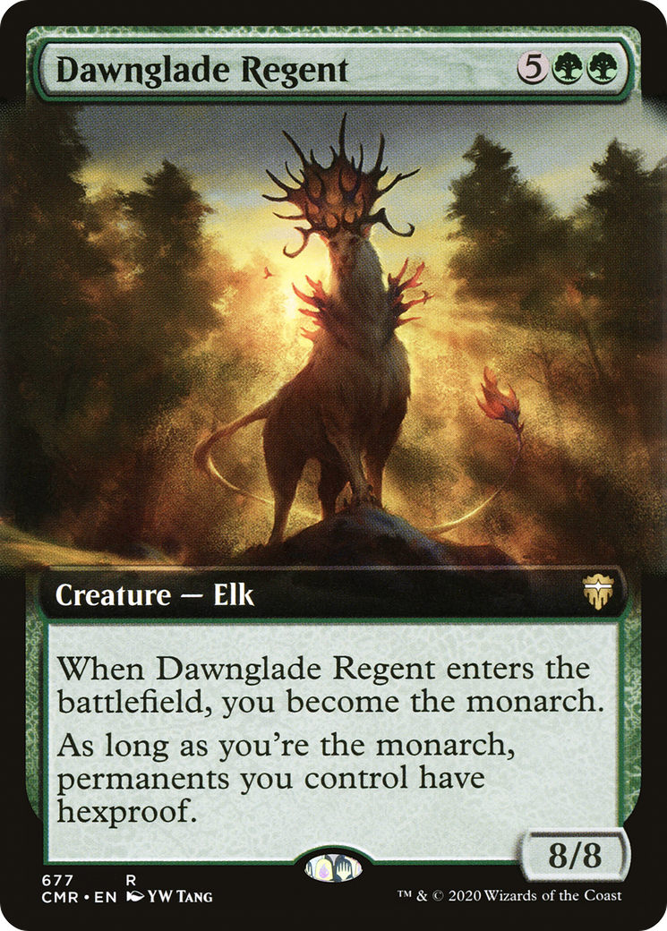 Dawnglade Regent (Extended Art) (677) Foil - Commander Legends