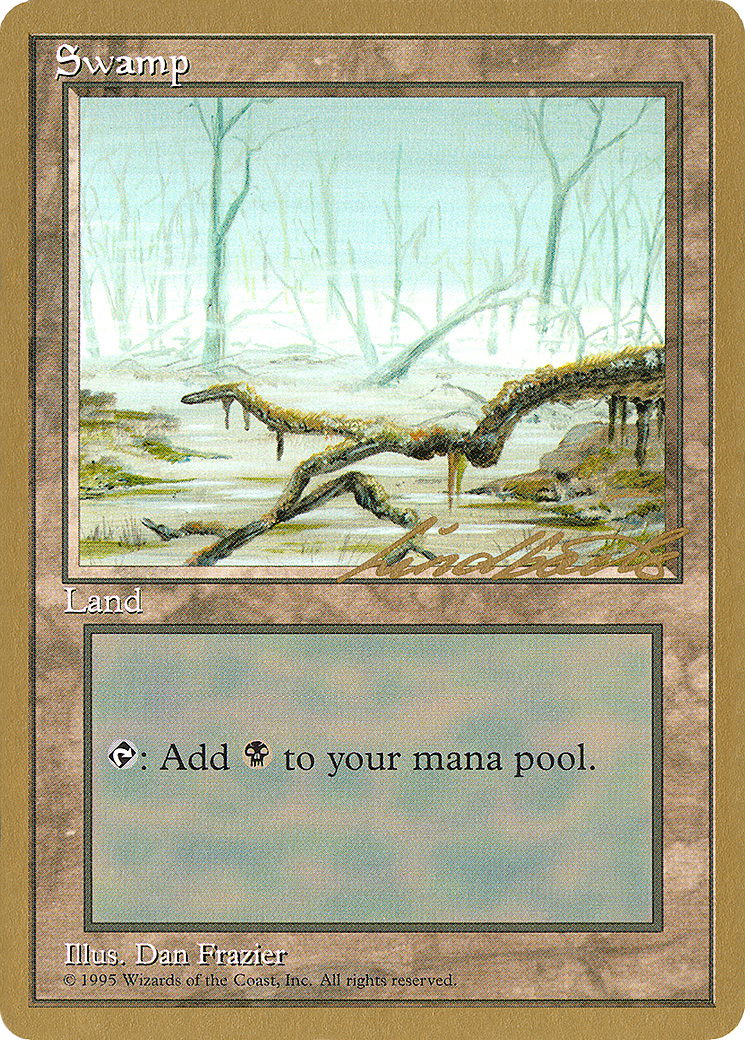 Swamp (C) - 1996 Leon Lindback (4ED) - Pro Tour Collector Set