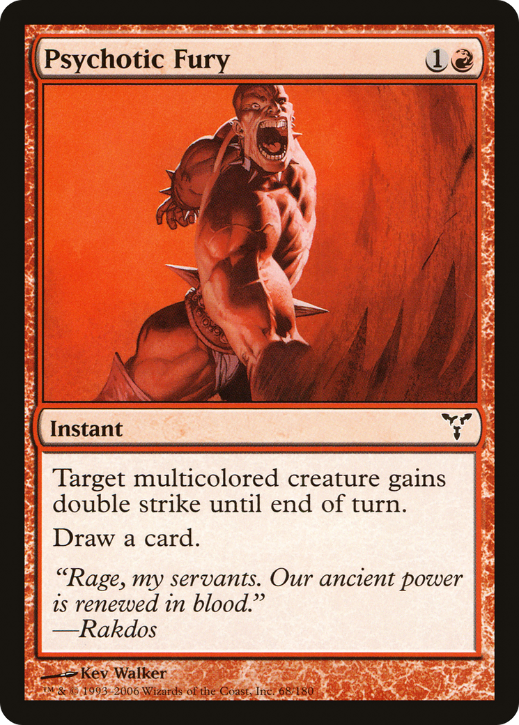 Psychotic Fury (068) Foil - Dissension