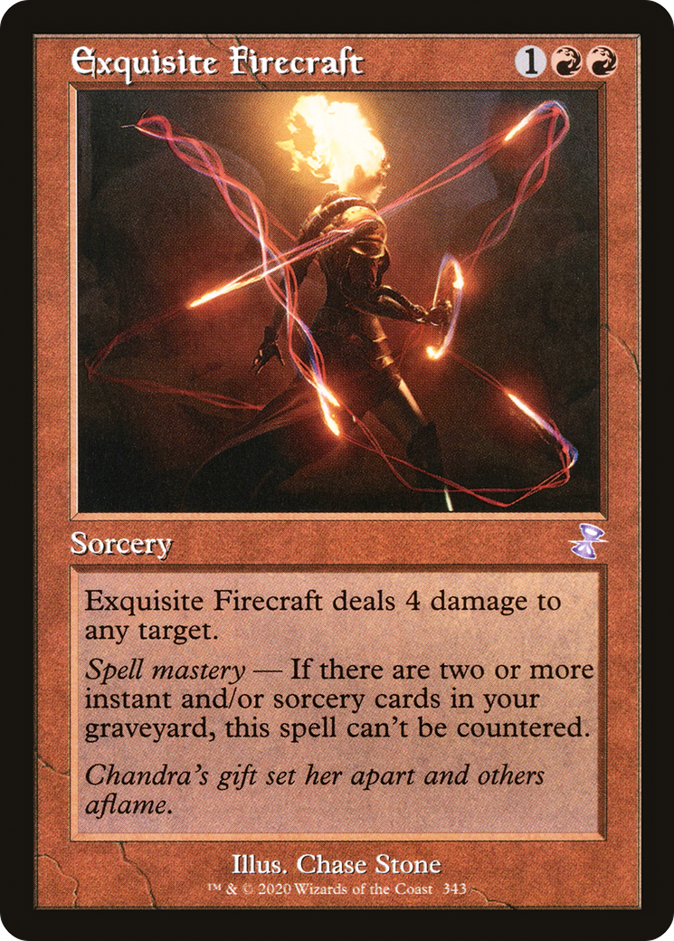 Exquisite Firecraft (Retro) (343) Foil - Time Spiral Remastered