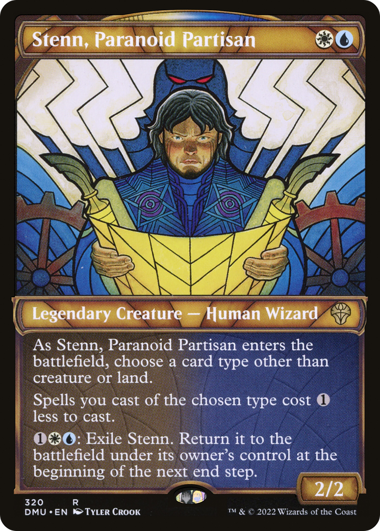 Stenn, Paranoid Partisan (Showcase) (320) Foil - Dominaria United