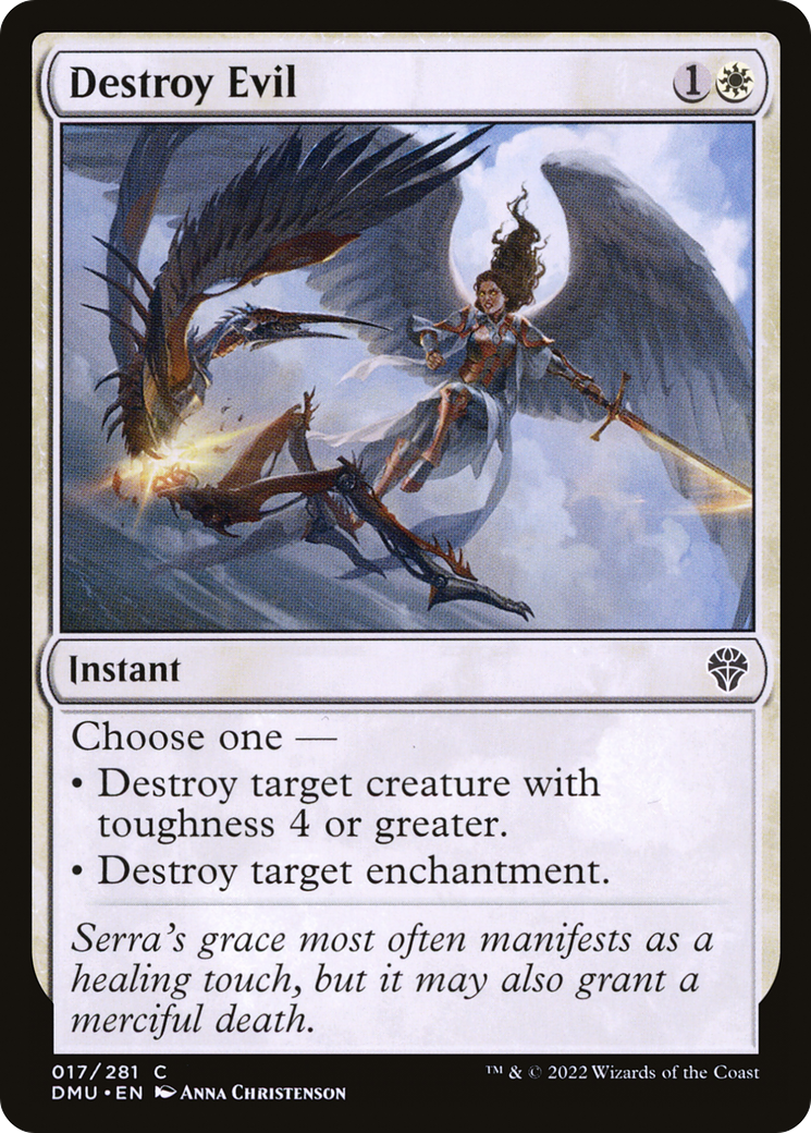Destroy Evil (017) Foil - Dominaria United