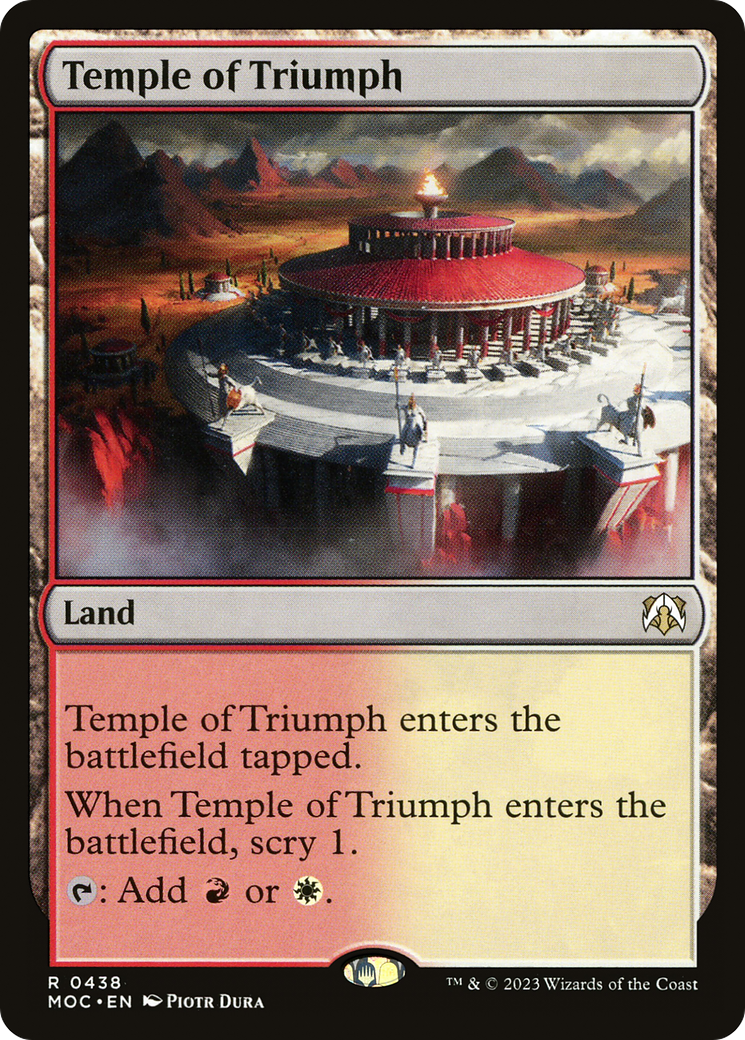 Temple of Triumph (438) - March of the Machine Commander