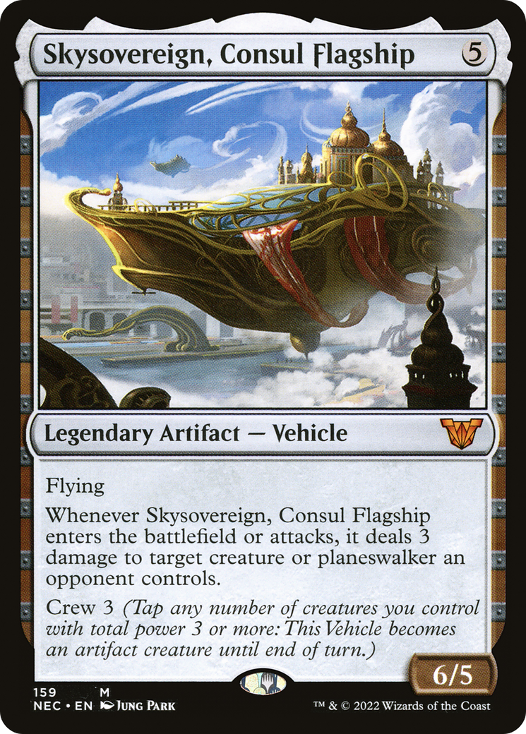 Skysovereign, Consul Flagship (159) - Neon Dynasty Commander