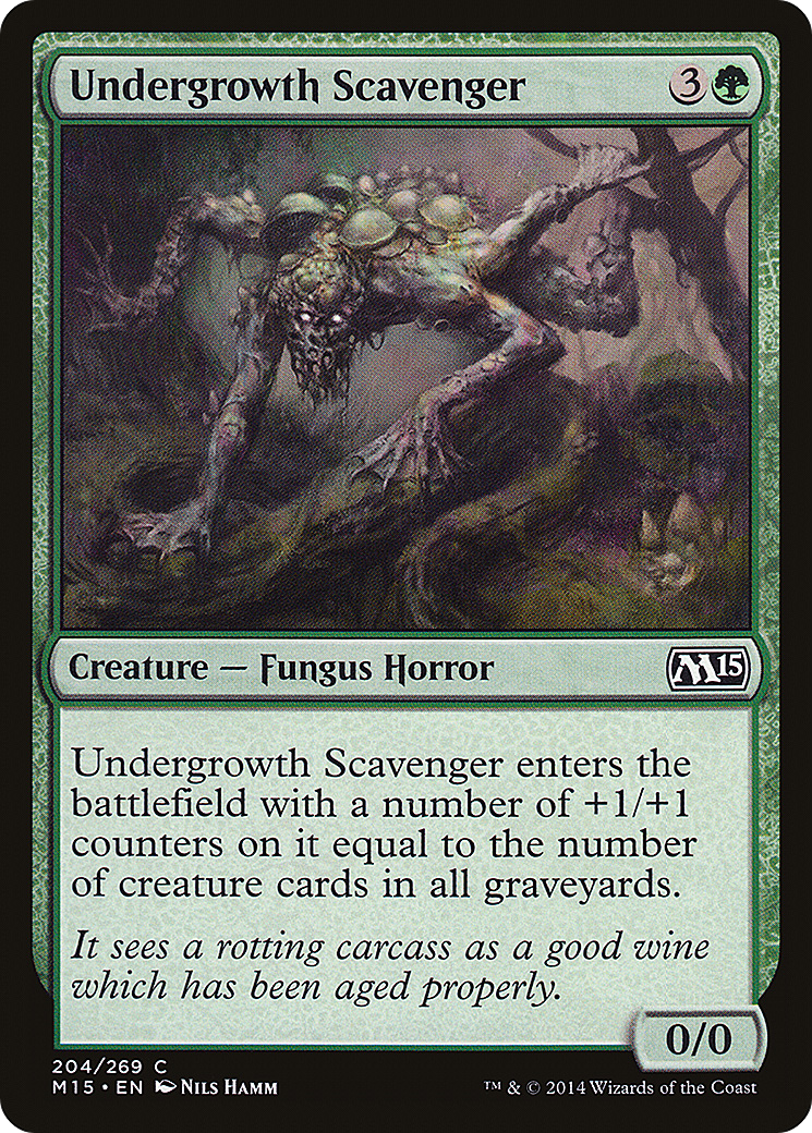 Undergrowth Scavenger (204) - Magic 2015