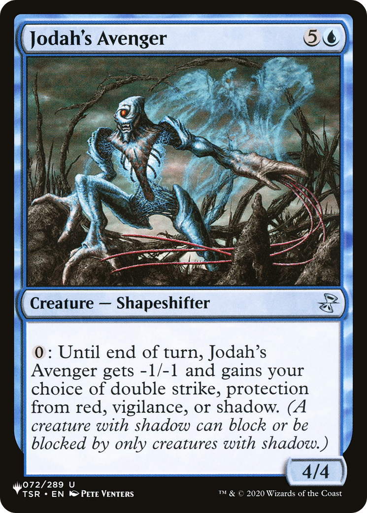 Jodah's Avenger (TSR-72) - The List