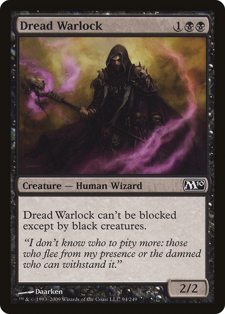 Dread Warlock (094) Foil - Magic 2010