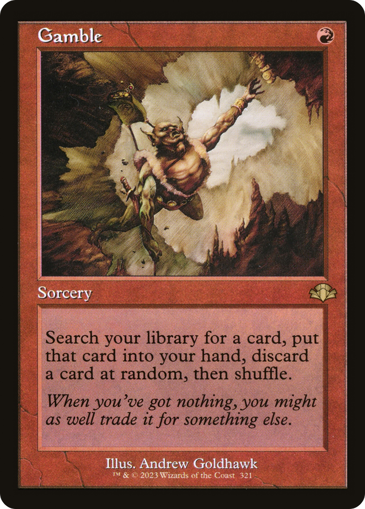 Gamble (Retro) (321) - Dominaria Remastered