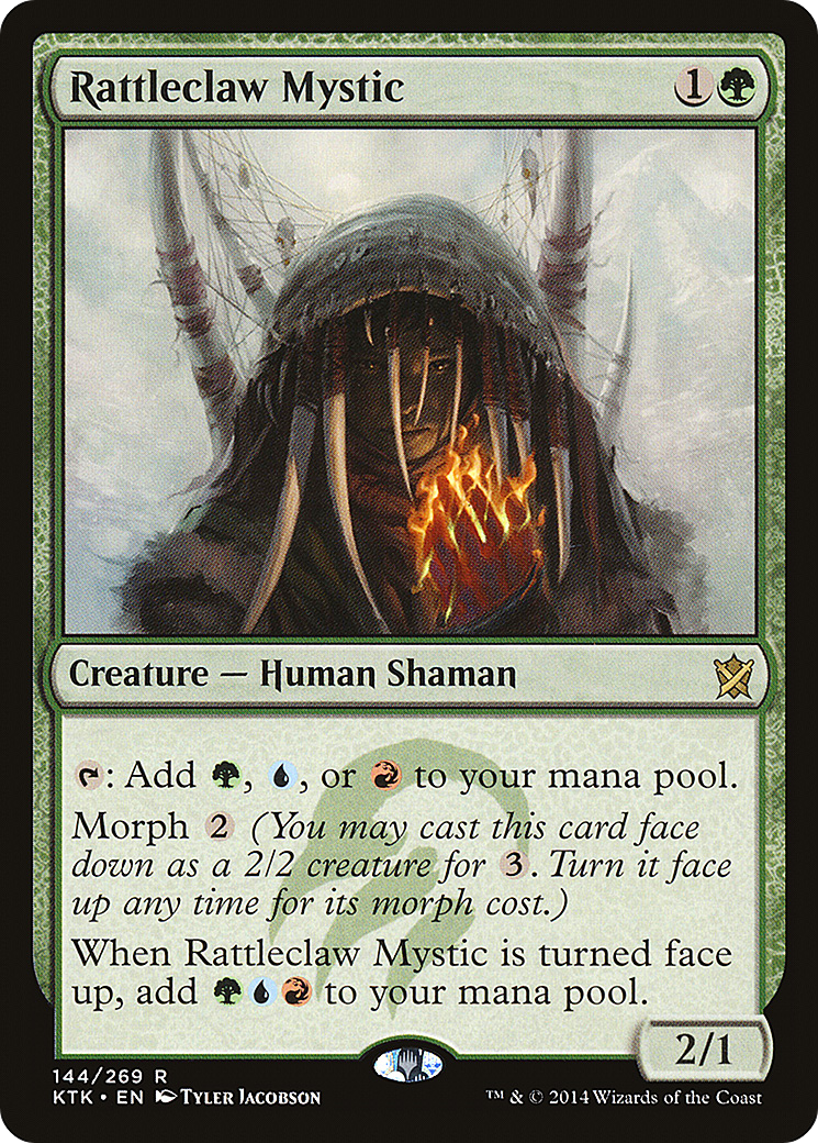 Rattleclaw Mystic (144) Foil - Khans of Tarkir