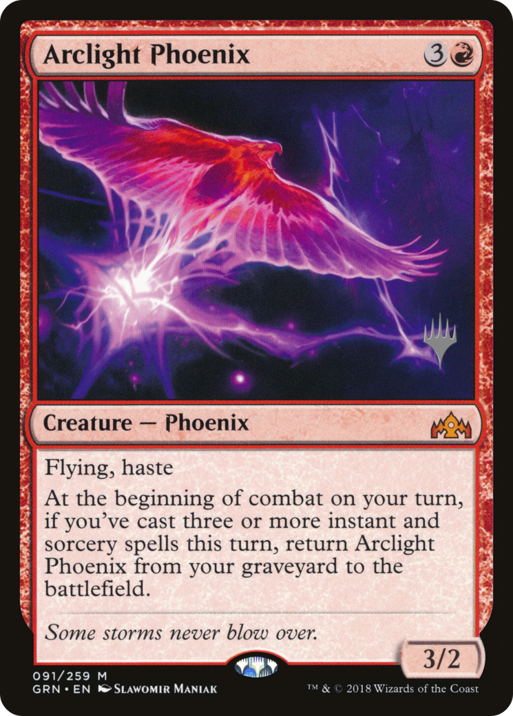 Arclight Phoenix (91p) Foil - Guilds of Ravnica Promos