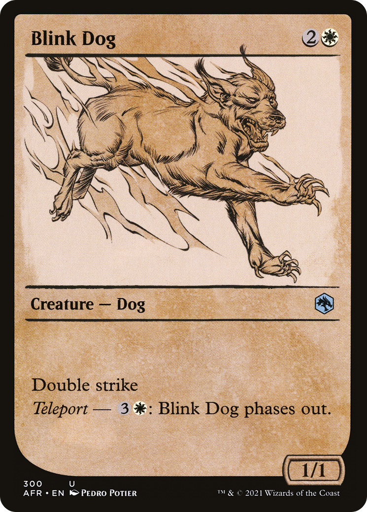 Blink Dog (Showcase) (300) Foil - Adventures in the Forgotten Realms