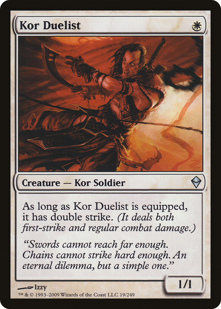 Kor Duelist (019) - Zendikar