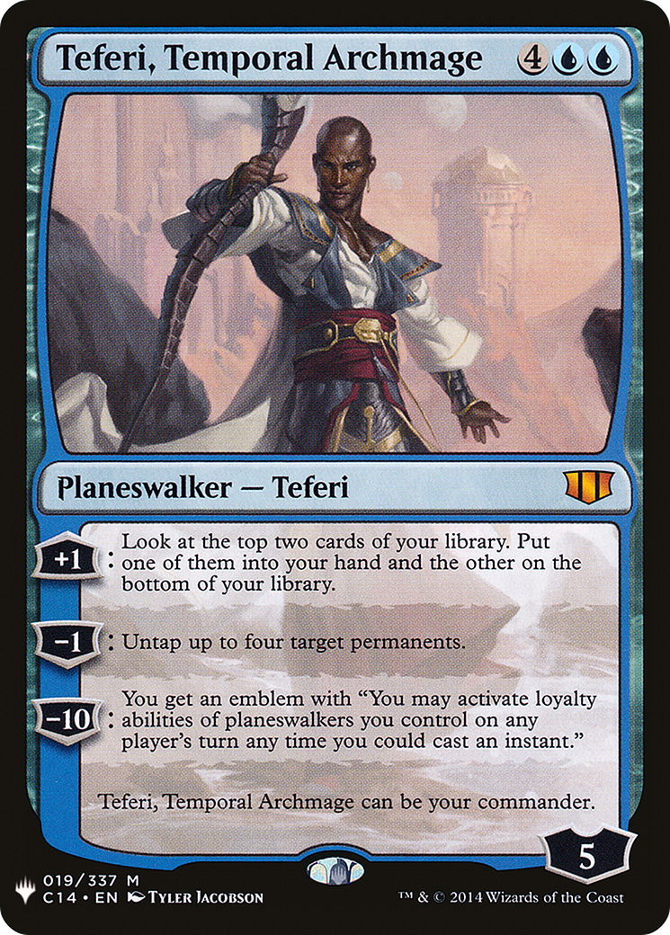 Teferi, Temporal Archmage (C14-19) - The List