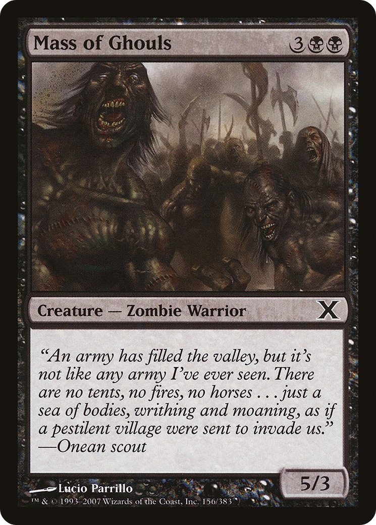 Mass of Ghouls (156) - Tenth Edition