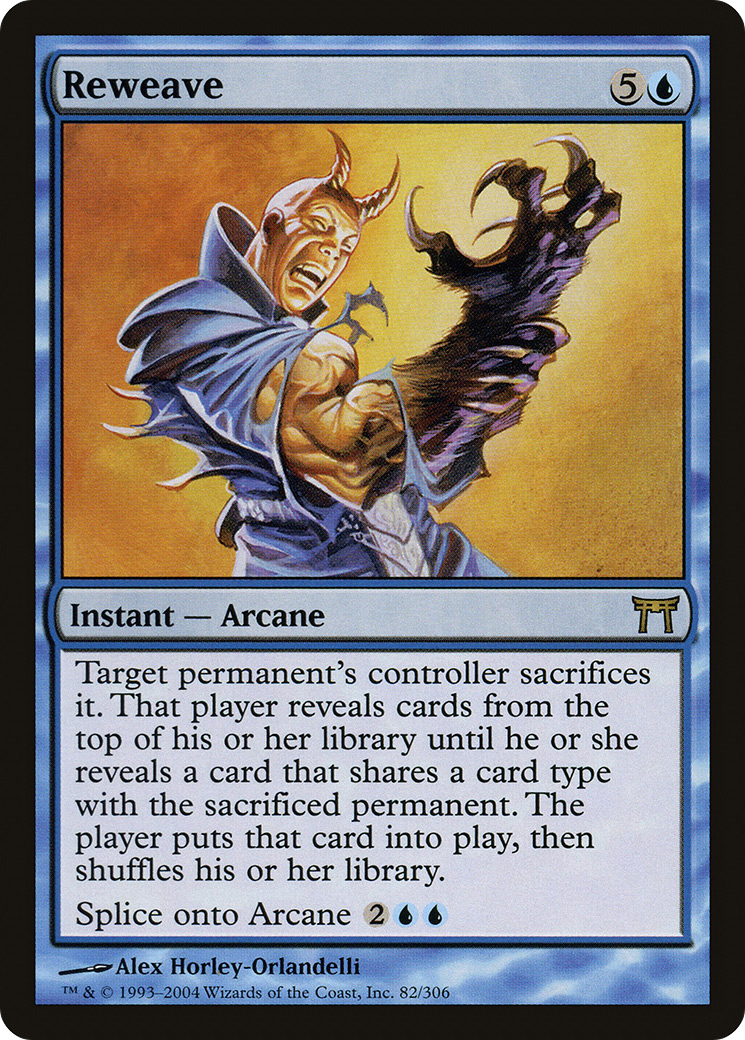 Reweave (082) Foil - Champions of Kamigawa