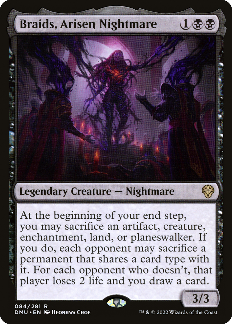 Braids, Arisen Nightmare (084) Foil - Dominaria United