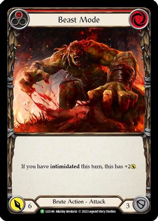 Beast Mode (LGS146) Rainbow Foil - FaB Promos