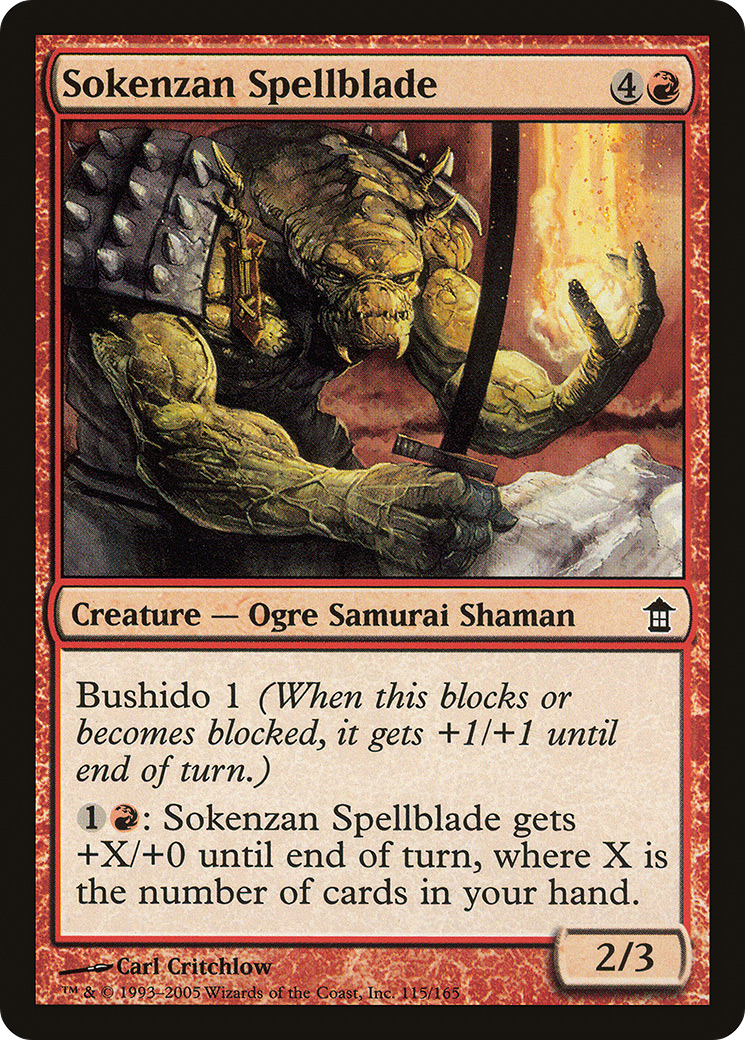 Sokenzan Spellblade (115) - Saviors of Kamigawa