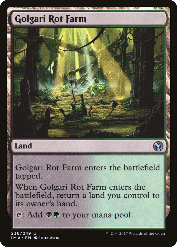 Golgari Rot Farm (236) - Iconic Masters