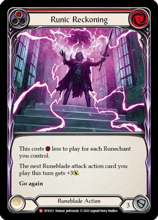 Runic Reckoning (DTD213) Rainbow Foil - Dusk till Dawn