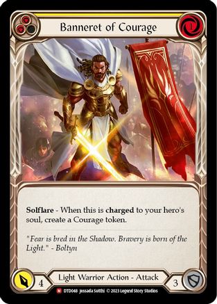 Banneret of Courage (DTD048) Rainbow Foil - Dusk till Dawn