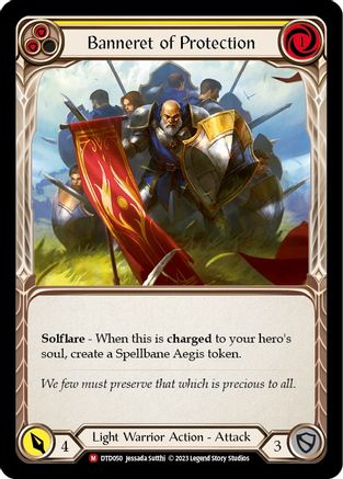 Banneret of Protection (DTD050) Rainbow Foil - Dusk till Dawn