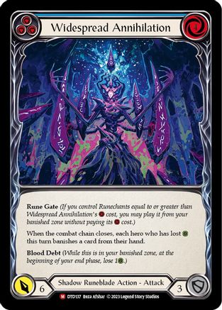 Widespread Annihilation (DTD137) Rainbow Foil - Dusk till Dawn