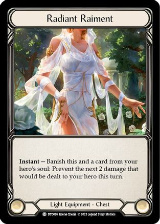 Radiant Raiment (DTD076) Cold Foil - Dusk till Dawn
