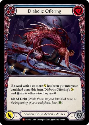 Diabolic Offering (DTD107) Rainbow Foil - Dusk till Dawn