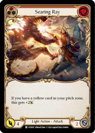 Searing Ray (Red) (DTD097) Rainbow Foil - Dusk till Dawn