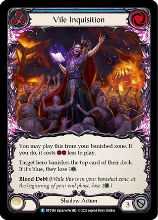 Vile Inquisition (Blue) (DTD180) - Dusk till Dawn