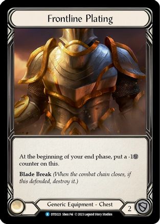 Frontline Plating (DTD223) Cold Foil - Dusk till Dawn