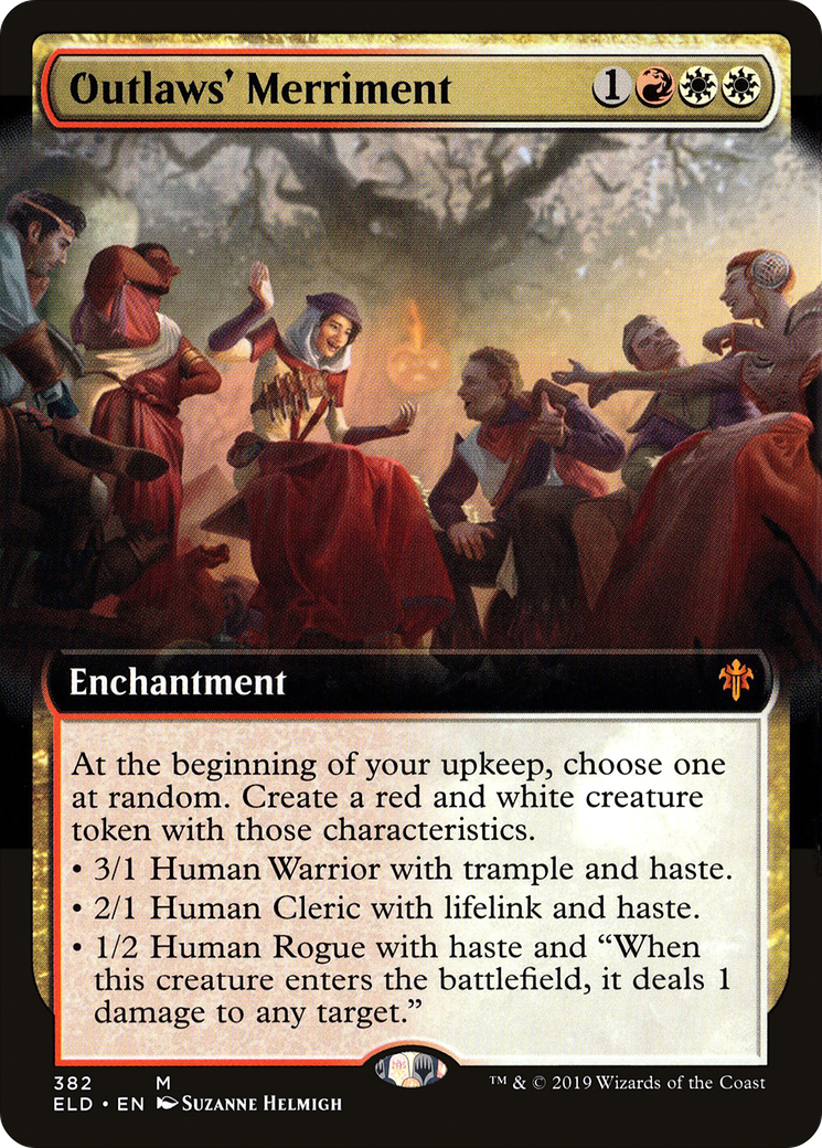 Outlaws' Merriment (Extended Art) (382) Foil - Throne of Eldraine