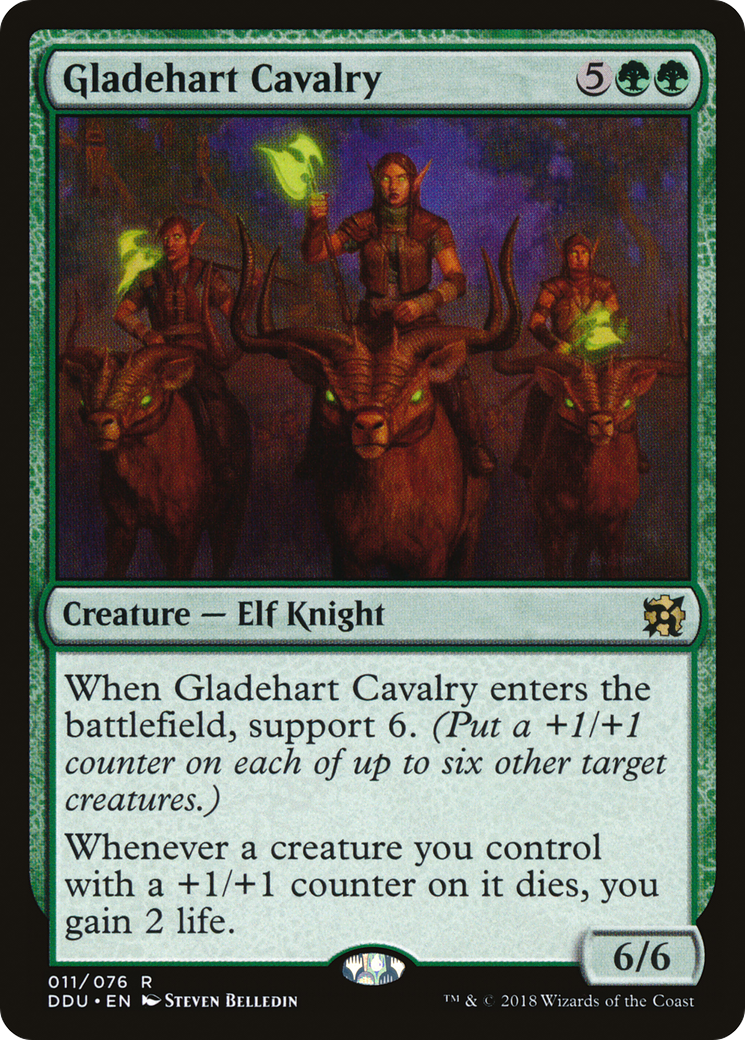 Gladehart Cavalry (011) - Duel Decks: Elves vs. Inventors