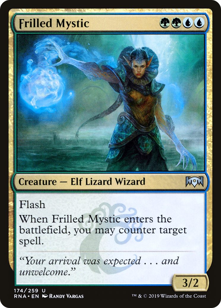 Frilled Mystic (174) Foil - Ravnica Allegiance