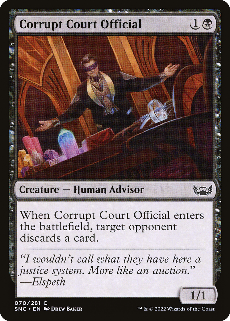 Corrupt Court Official (070) Foil - Streets of New Capenna