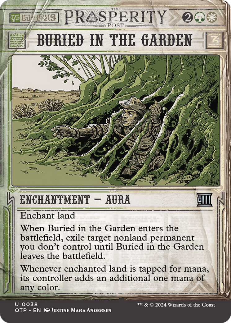 Buried in the Garden (Showcase) (038) Foil - Breaking News