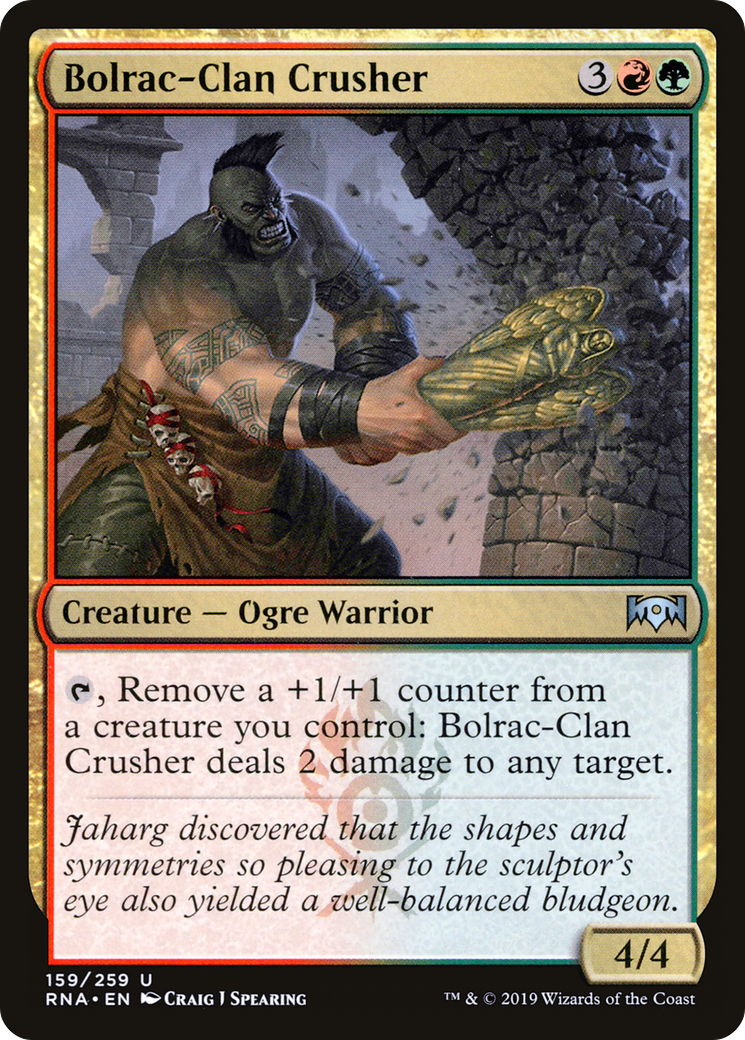 Bolrac-Clan Crusher (159) Foil - Ravnica Allegiance
