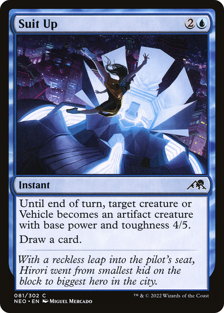 Suit Up (081) Foil - Kamigawa: Neon Dynasty