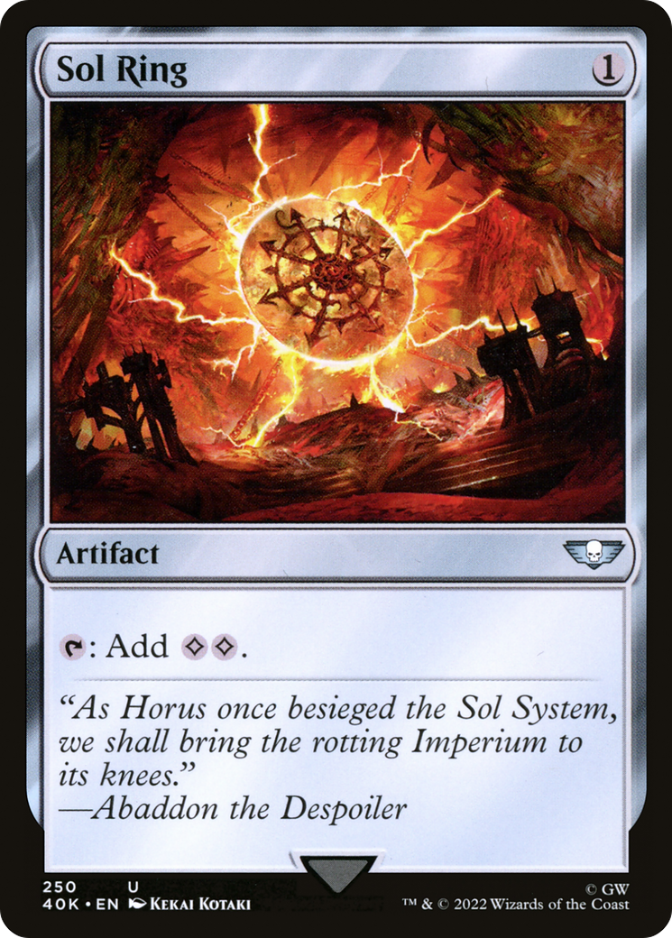 Sol Ring (250) - Warhammer 40,000 Commander
