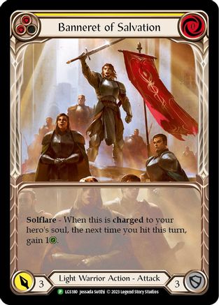 Banneret of Salvation (LGS180) Rainbow Foil - FaB Promos