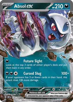 Absol ex (135) Holofoil - Obsidian Flames