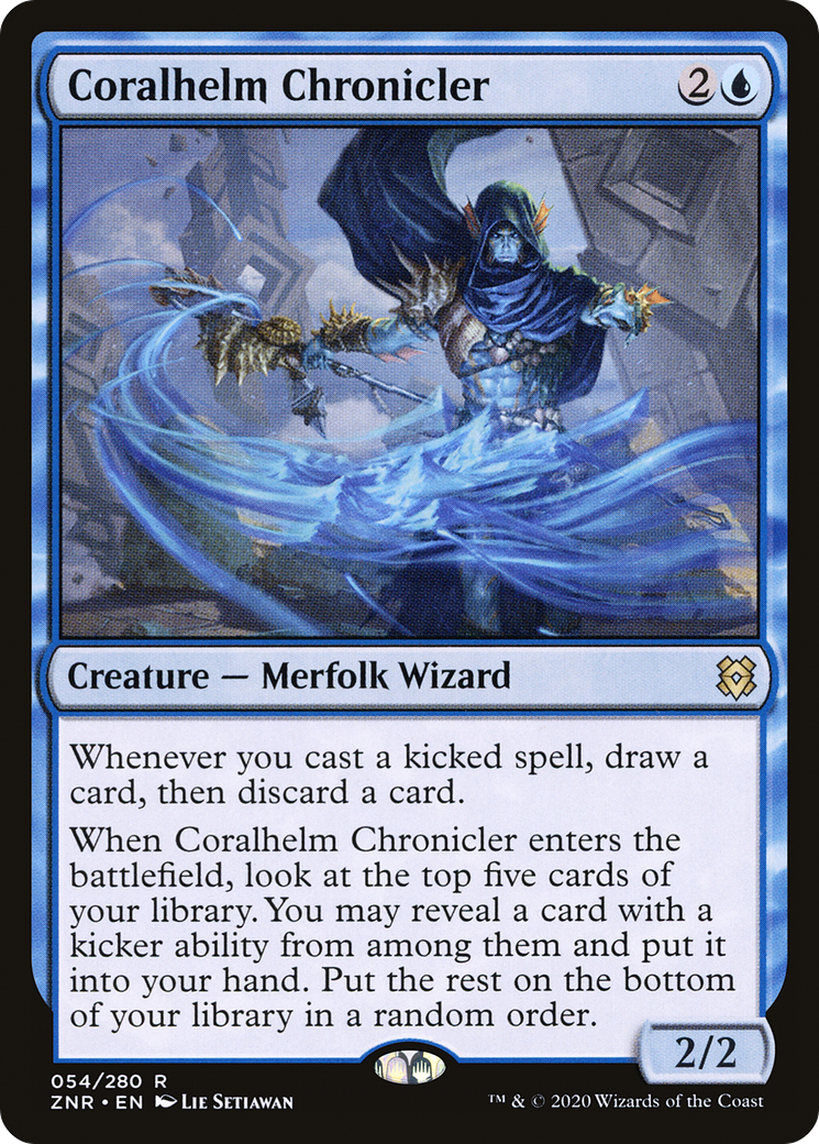 Coralhelm Chronicler (054) Foil - Zendikar Rising