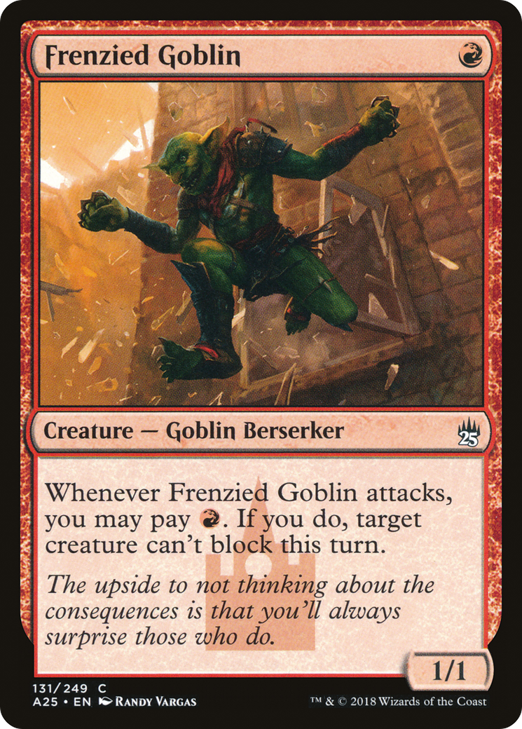 Frenzied Goblin (131) - Masters 25