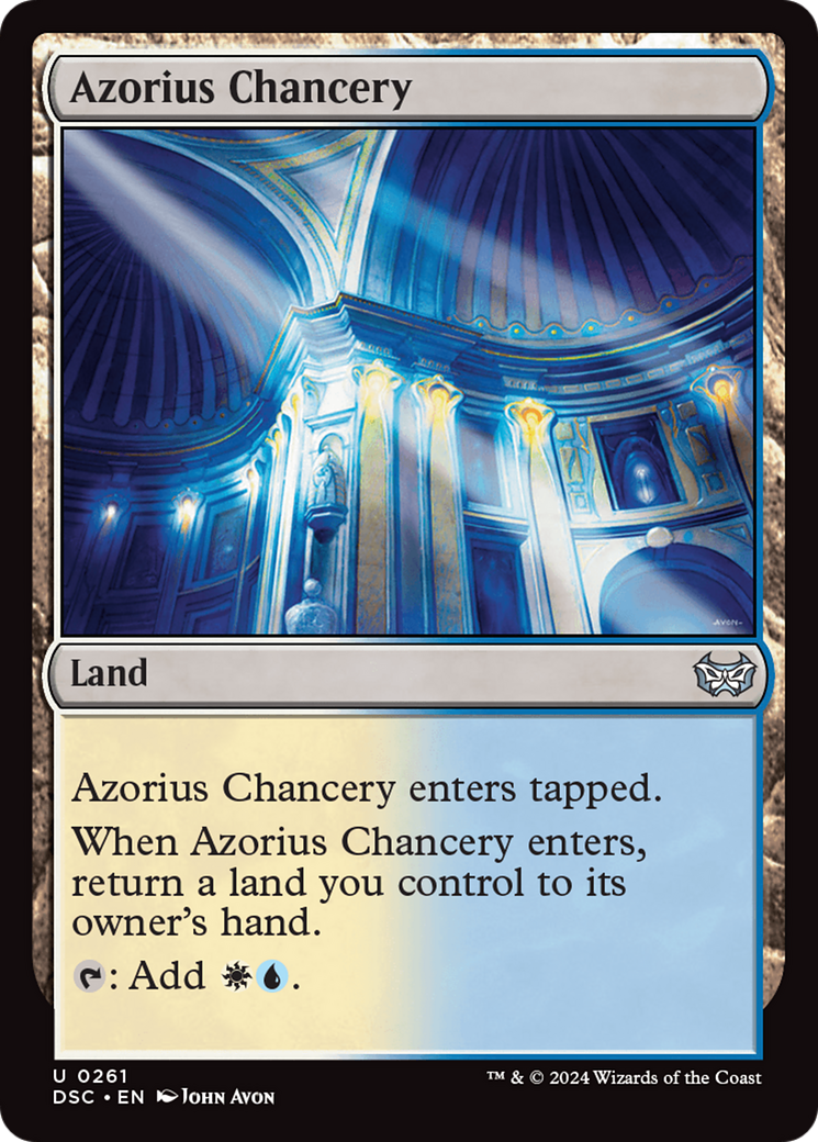 Azorius Chancery (261) - Duskmourn: House of Horror Commander