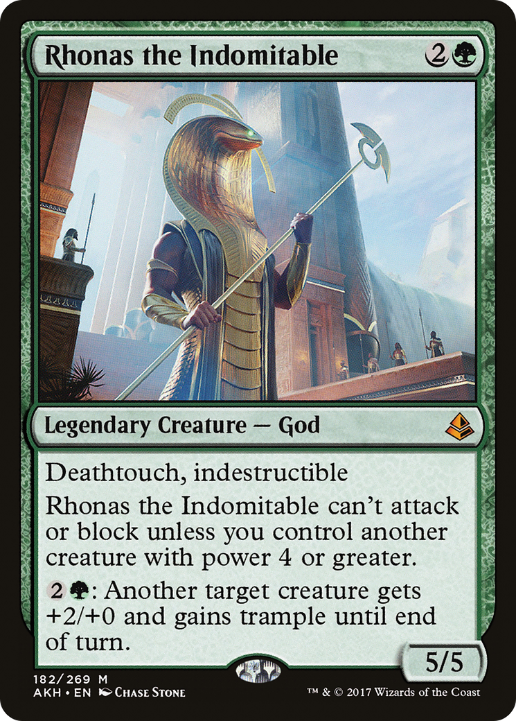 Rhonas the Indomitable (182) Foil - Amonkhet